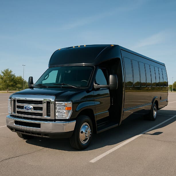 Abilene Shuttle Bus Rentals 18 Passenger Shuttle Bus