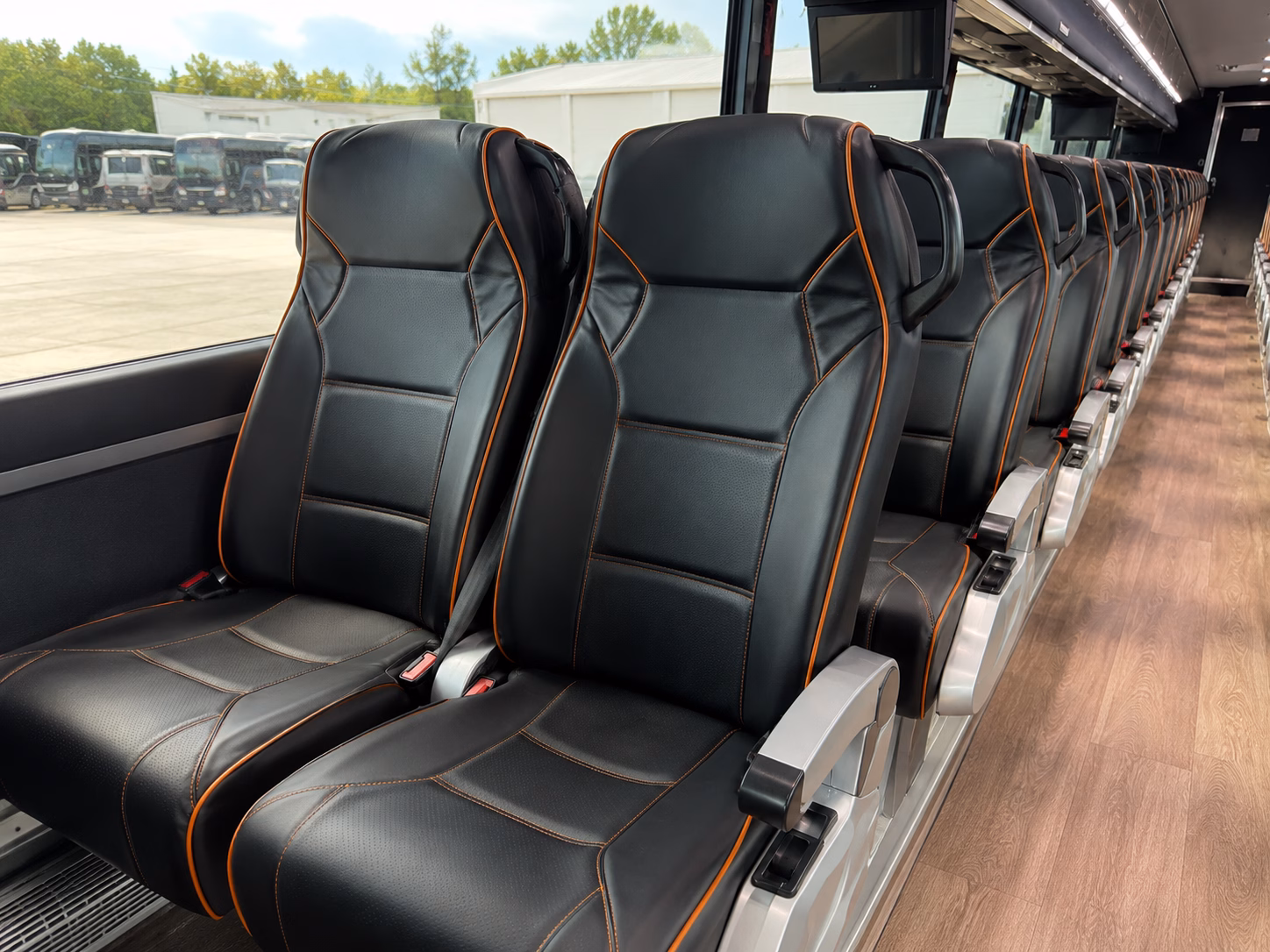 abilene construction and film crew shuttle buses
